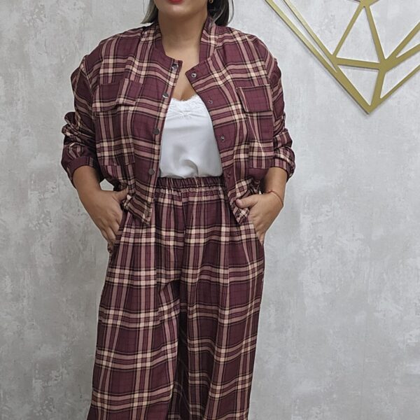Pantalón bombacho morado