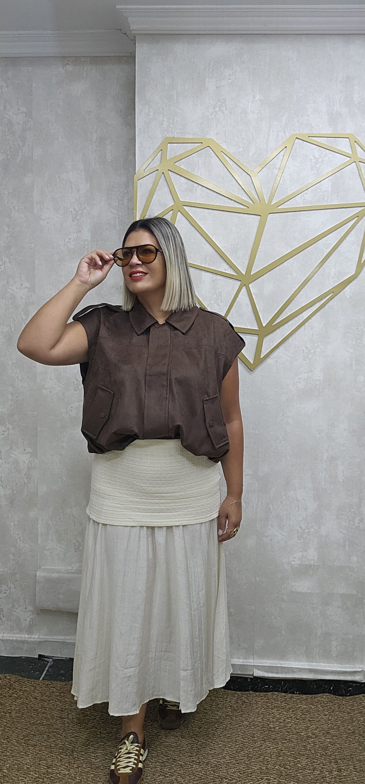 Falda Ara beigs