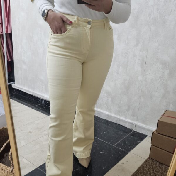 Pantalón vaquero Amarillo