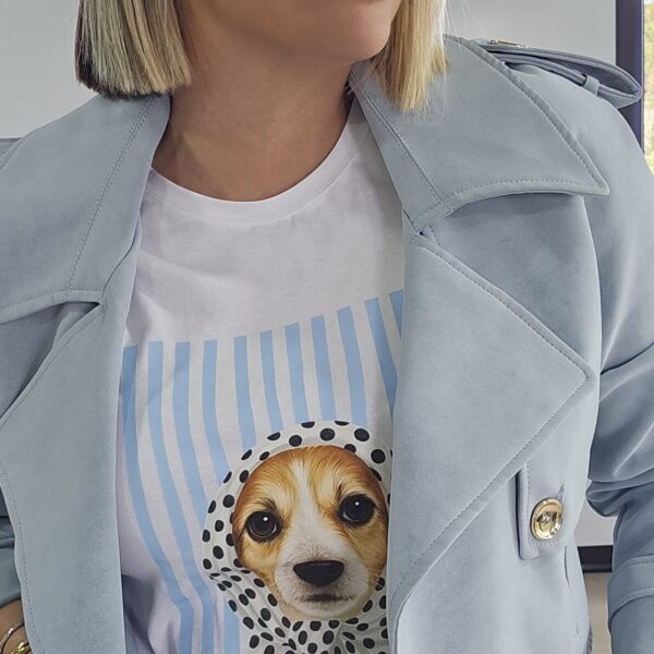 Chaqueta Susi Celeste