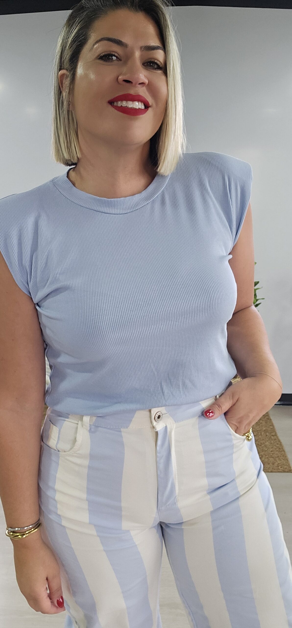 Camiseta Romina Azul