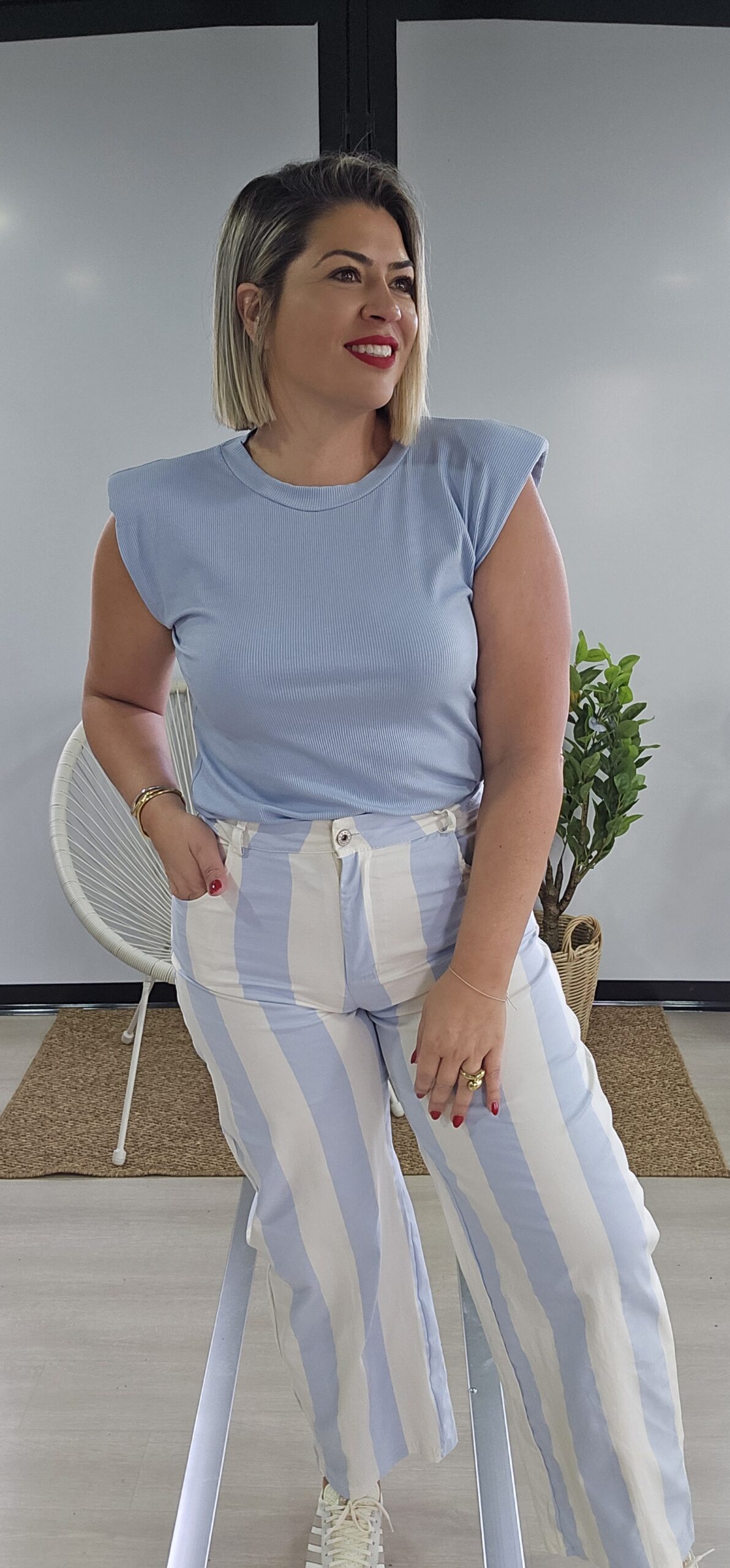 Camiseta Romina Azul - Imagen 3