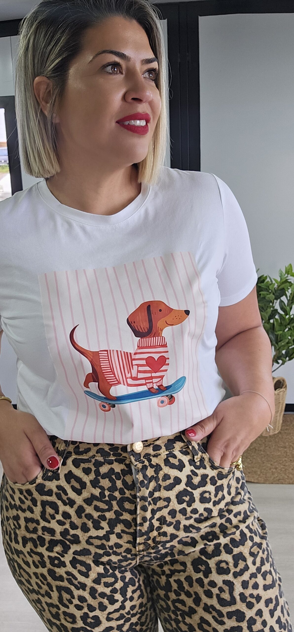 Camiseta Luli Rosa