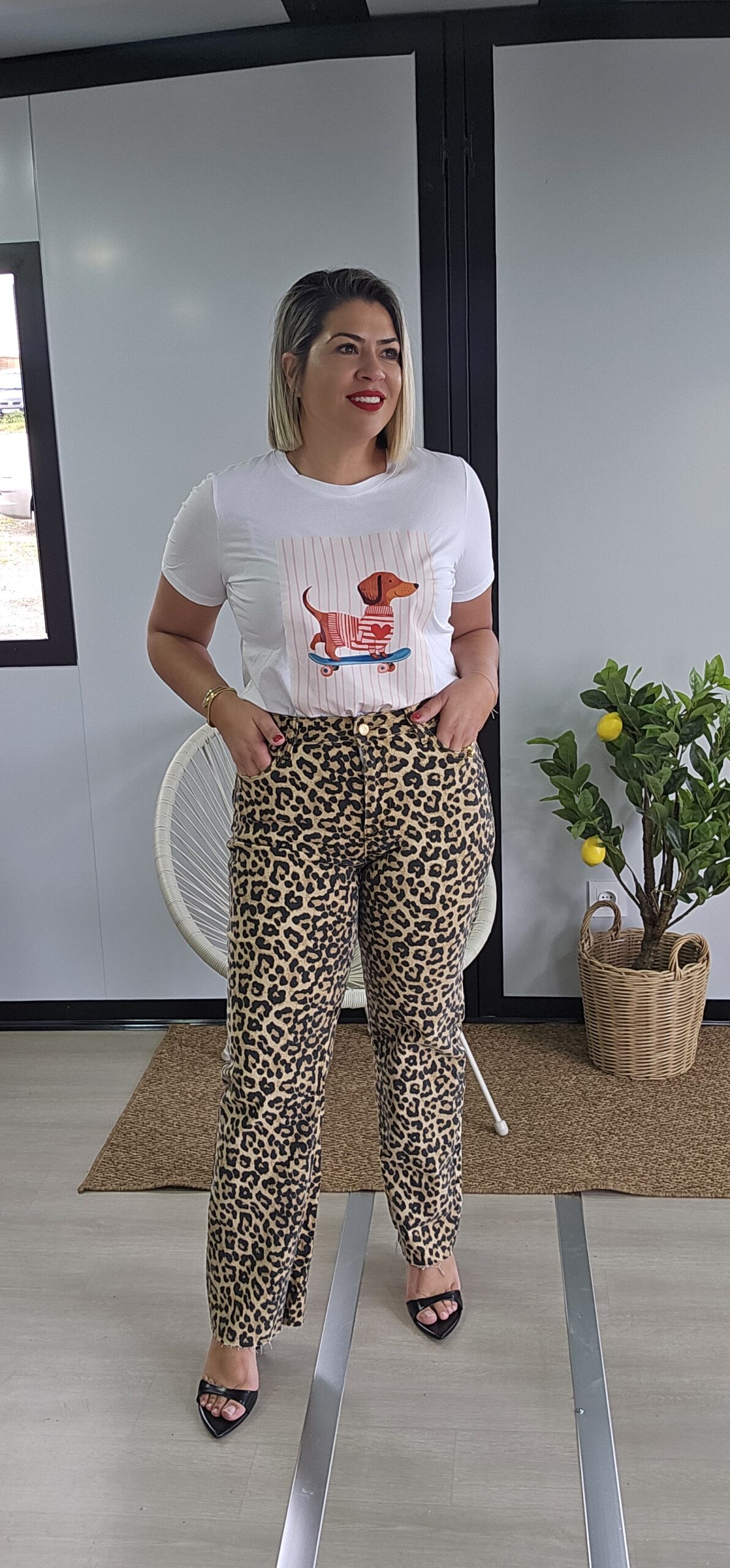 Pantalón Leopardo