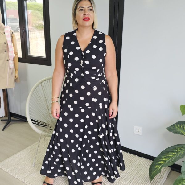 Conjunto Lunares Negro