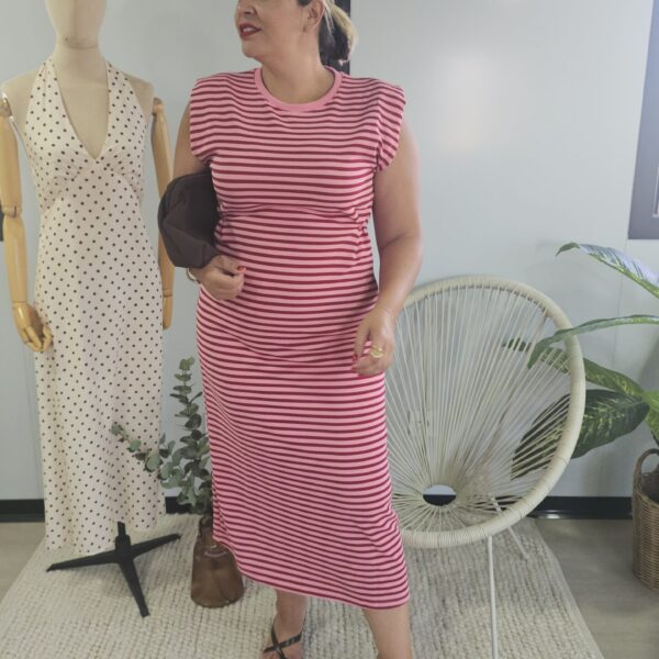Vestido Anabel Rosa