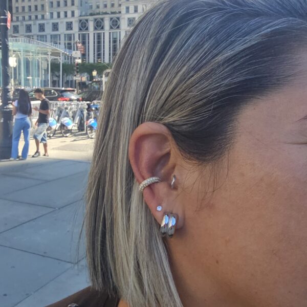 Earcuff dorado fino