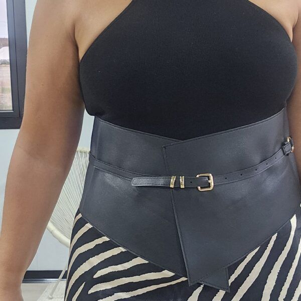 Cinturón ancho Negro